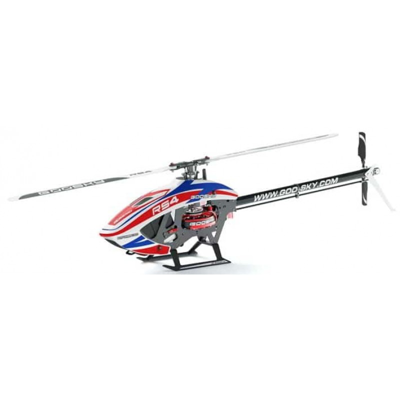 GooSky Legend RS4 "Venom Edition" Electric Helicopter Kit (White) w/Motor