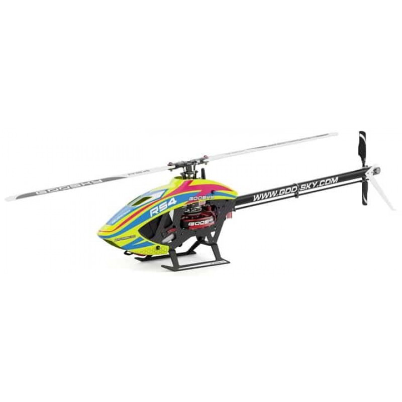 GooSky Legend RS4 Venom Edition Electric Helicopter Kit (Yellow) w/Motor