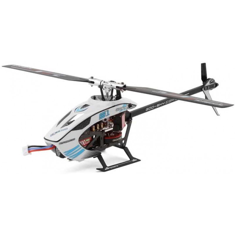 GooSky S1 BNF Micro Electric Helicopter (White)