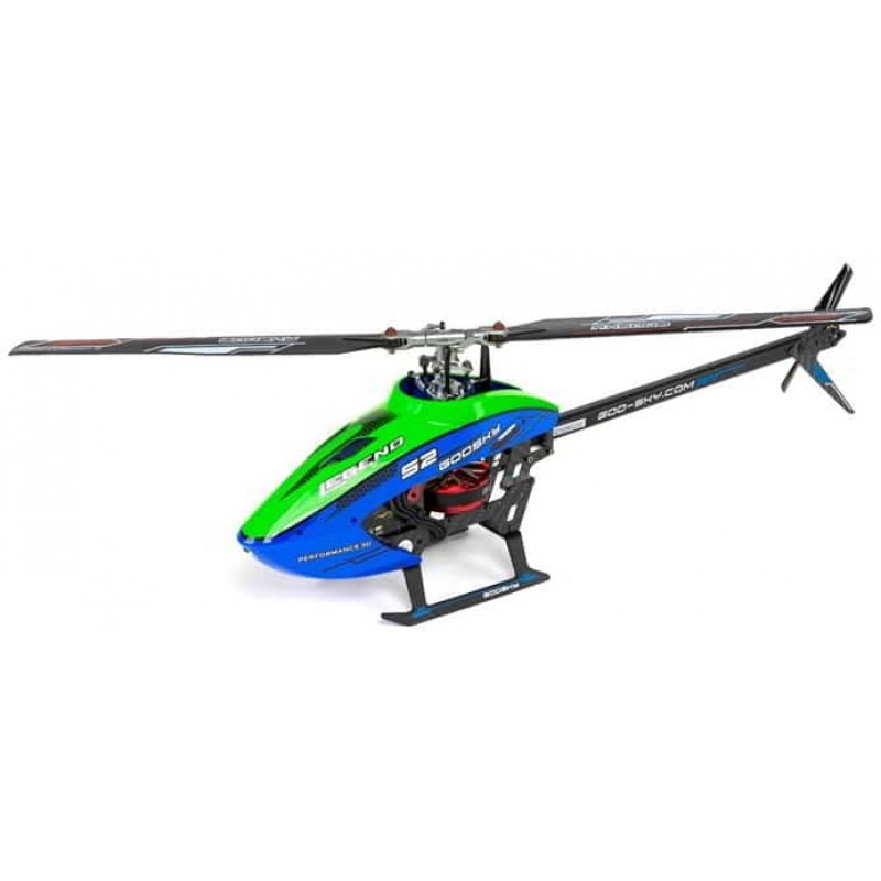 GooSky S2 BNF Micro Electric Helicopter (Blue/Green)