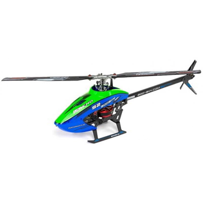 GooSky S2 RTF Micro Electric Helicopter (Blue/Green) w/Transmitter & Battery