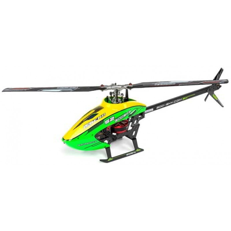 GooSky S2 RTF Micro Electric Helicopter (Green/Yellow) w/Transmitter & Battery