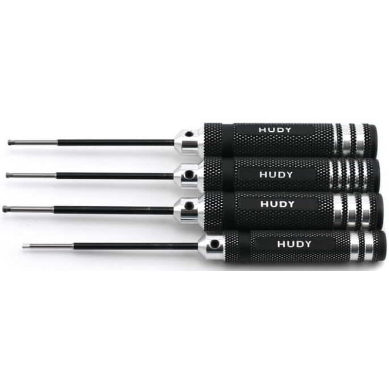 Hudy Metric/Standard Ball Hex Driver Set (4)