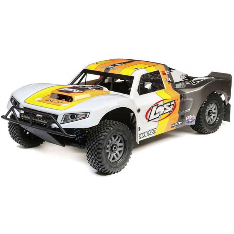 Losi 5IVE-T 2.0 V2: 1/5 4wd SCT Gas BND: Gry/Org/Wht LOS05014V2T2