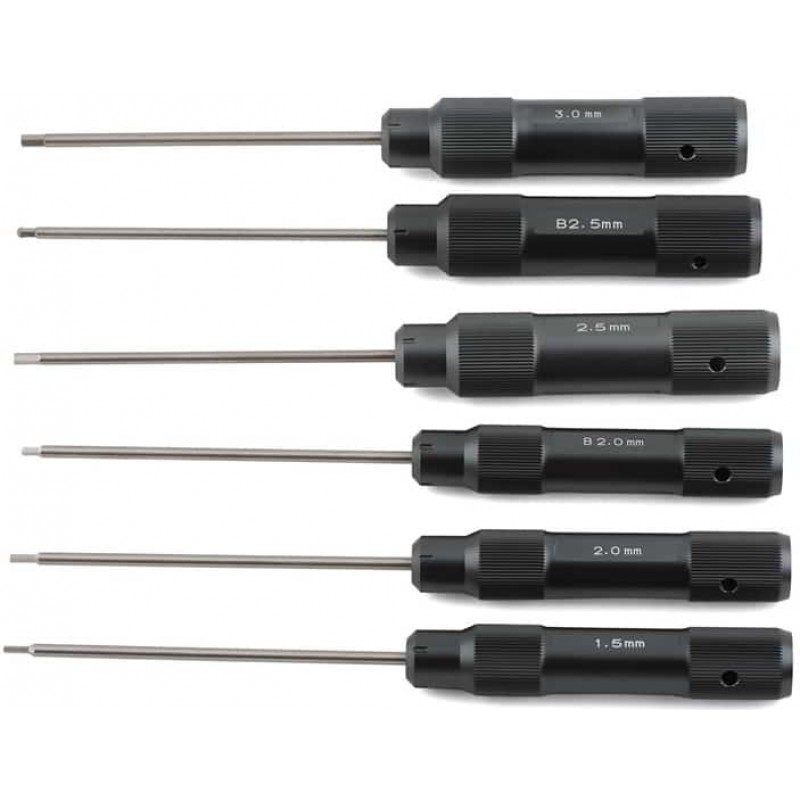 Mugen Seiki Prospec Allen Wrench Set (Black) (6)