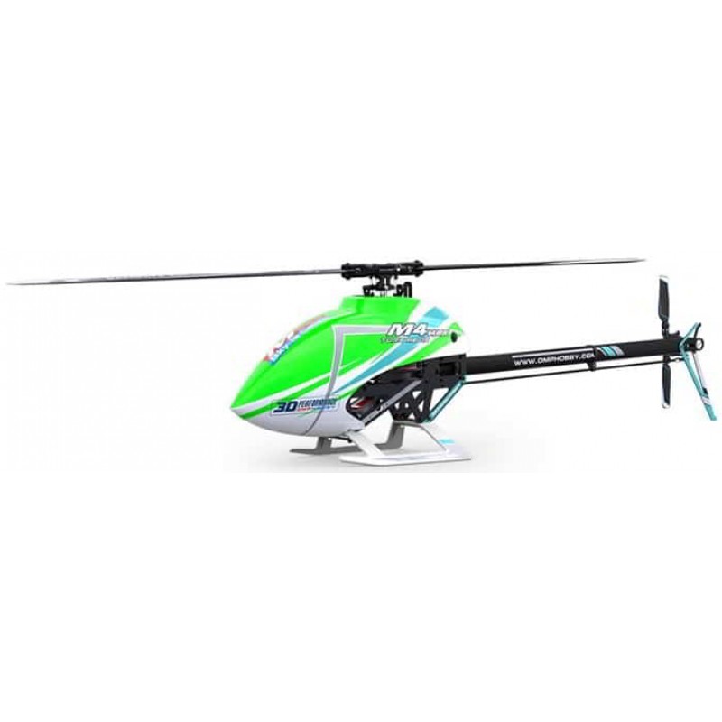 OMPHobby M4 Max 380 Electric Helicopter Kit (Green) w/Blades & Motor