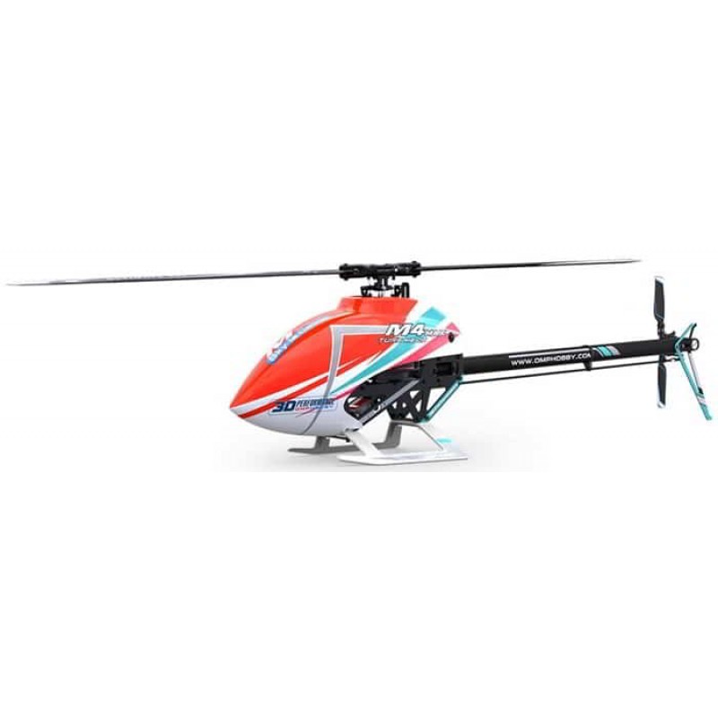 OMPHobby M4 Max 380 Electric Helicopter Kit (Orange) w/Blades & Motor