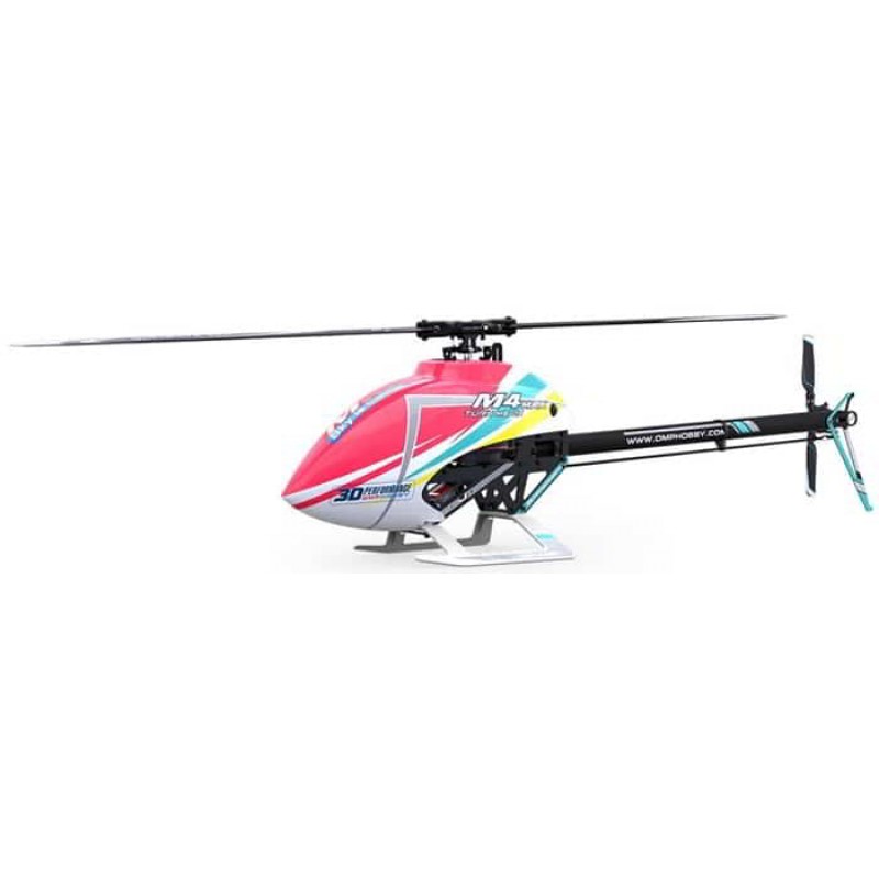 OMPHobby M4 Max 380 Electric Helicopter Kit (Pink) w/Blades & Motor