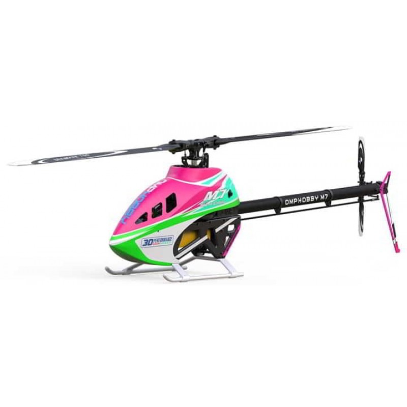 OMPHobby M7 Electric Helicopter Kit w/RotorTech Blades (Tropical Pink)