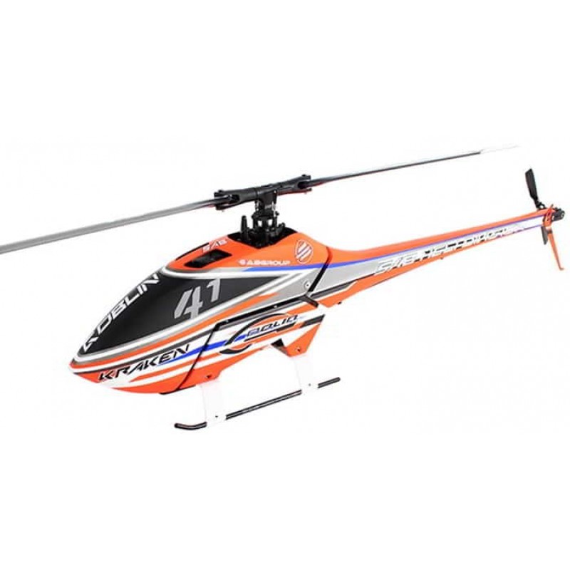 SAB Goblin Kraken S 700 Electric Helicopter Kit (Orange/Blue) w/Main & Tail Blades