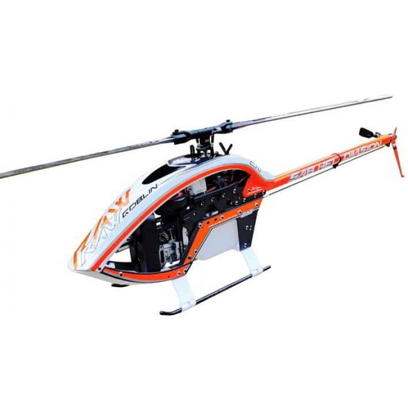 SAB Goblin Raw 700 Nitro Helicopter Kit (Orange) w/Main & Tail Blades