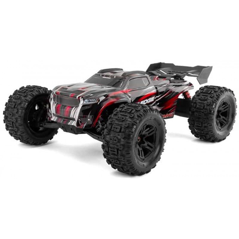 Traxxas Sledge RTR 6S 4WD Electric Brushless 1/8 Monster Truck (Red) w/Belted Sledgehammer Tires & TQi 2.4GHz TSM Radio