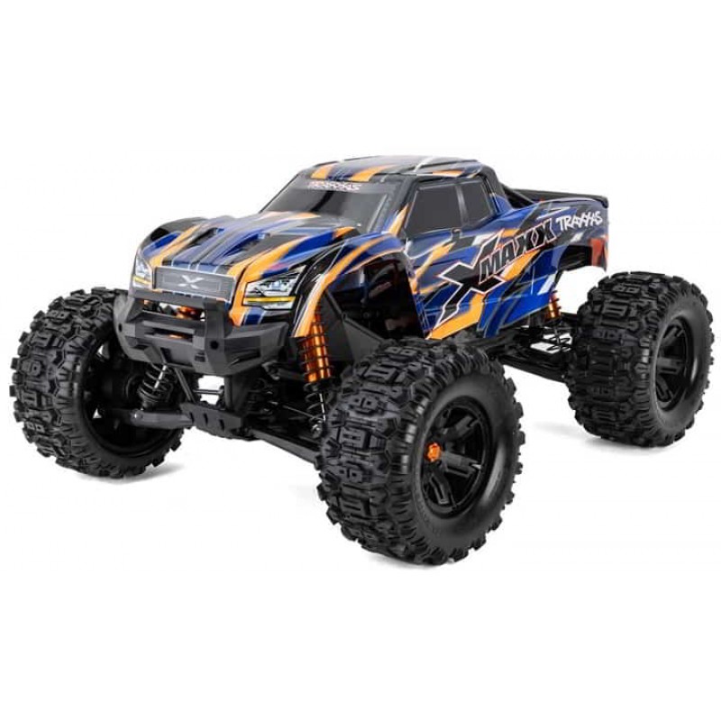 Traxxas X-Maxx 8S 1/6 4WD Brushless RTR Monster Truck (Orange) w/2.4GHz TQi Radio, TSM & Belted Tires