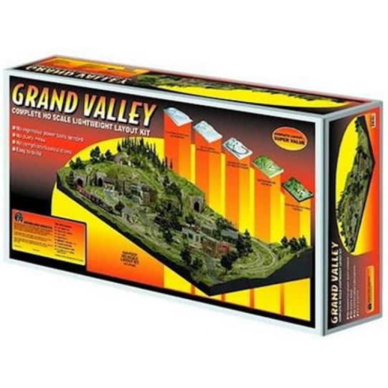 Woodland Scenics HO Grand Valley Layout Kit