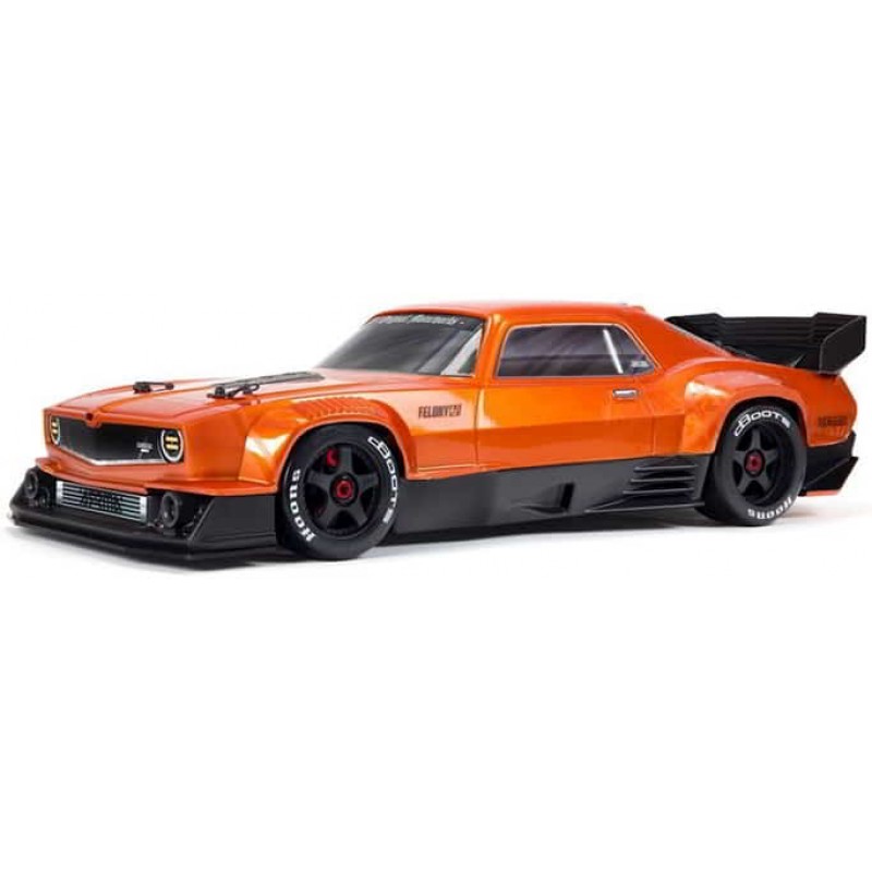 Arrma 1/7 FELONY 6S BLX Street Bash All-Road Muscle Truck RTR (Orange)