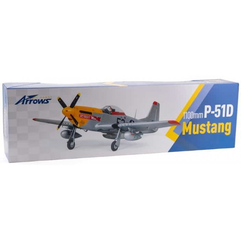 Arrows Hobby P-51D Mustang PNP Electric Airplane (1100mm)