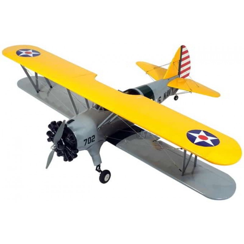 DW Hobby PT-17 Stearman ARF Electric Biplane Airplane Combo Kit (1400mm)