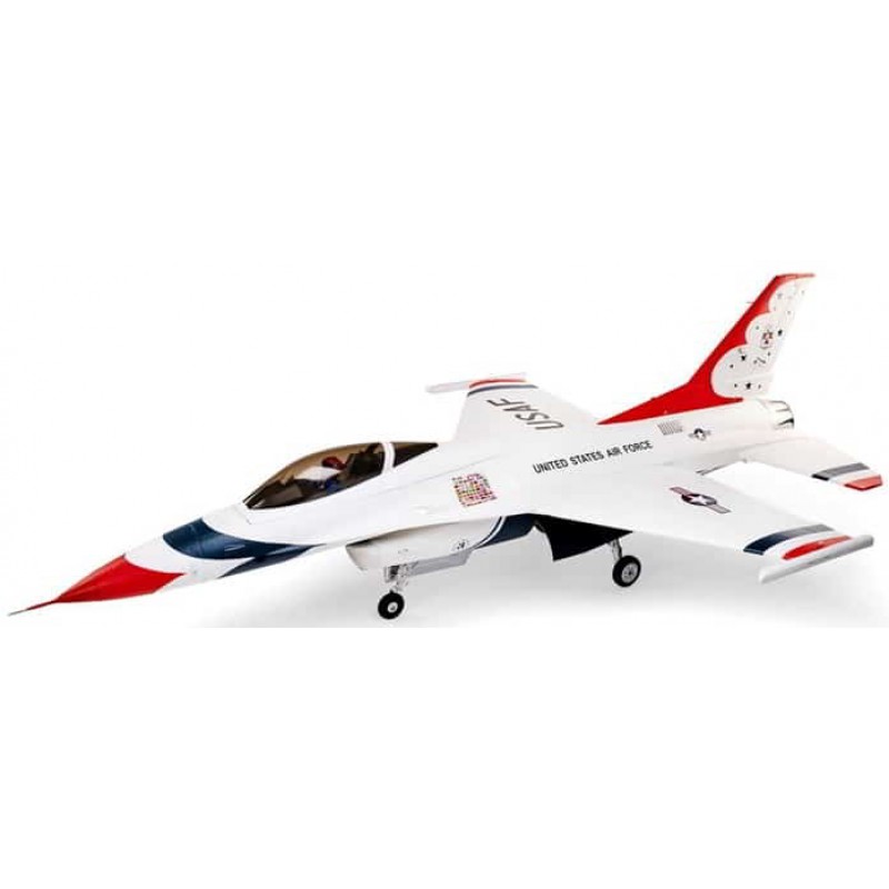 E-flite F-16 Thunderbird 80mm BNF Basic EDF Jet Airplane (1000mm) w/AS3X & SAFE Technology