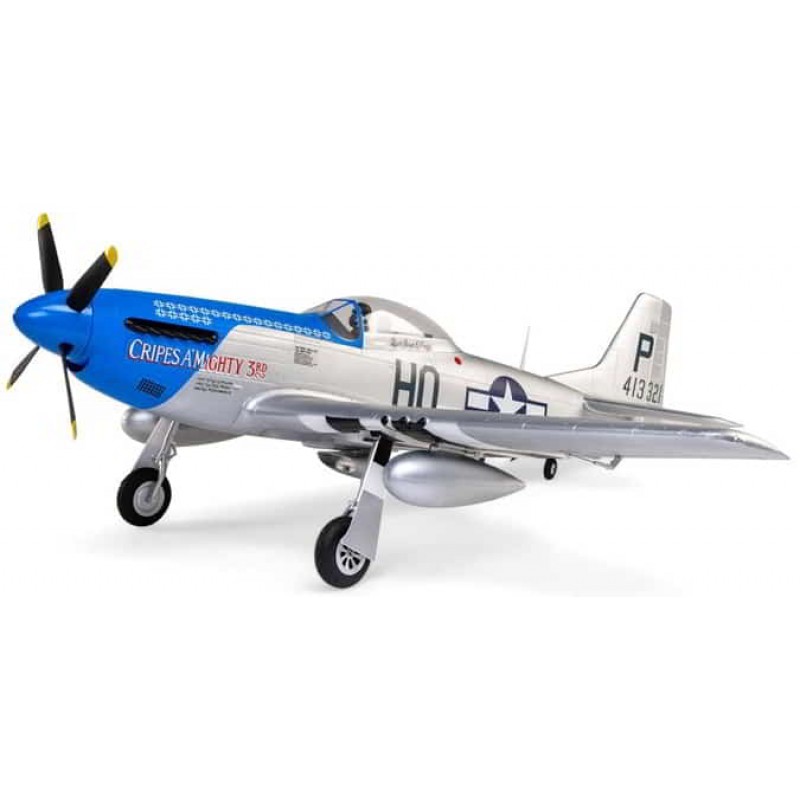 E-flite P-51D Mustang Cripes AMighty 3rd Plug-N-Play Electric Airplane (1200mm)