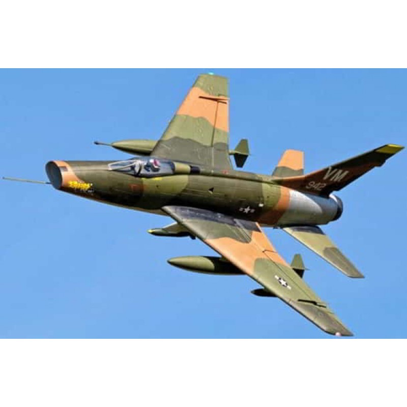 Flex Innovations F-100D Super Sabre EDF PNP Jet Airplane (Green) (1162mm)