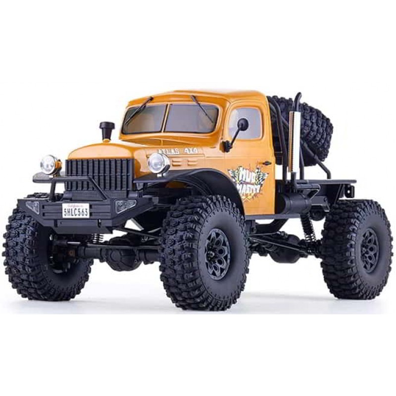 FMS Atlas 1/10 4x4 Off Road RTR Electric Trail Truck (Yellow)