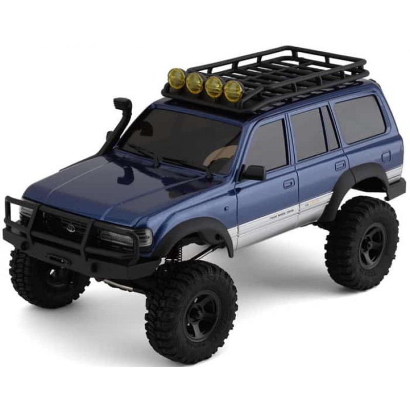 FMS FCX18 1/18 Scale Toyota LC 80 RTR Micro Trail Truck (Blue)