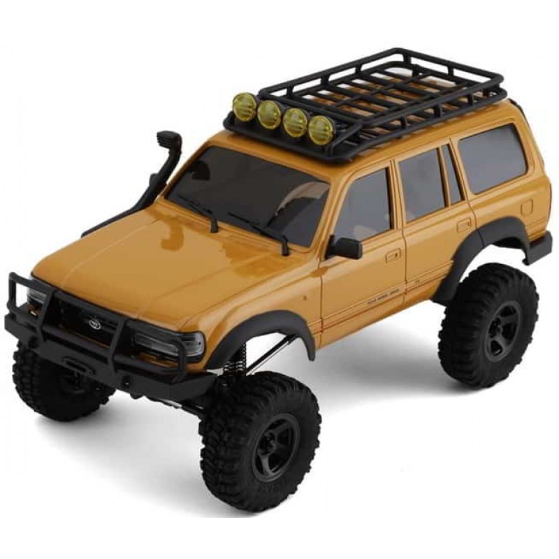 FMS FCX18 1/18 Scale Toyota LC 80 RTR Micro Trail Truck (Yellow)