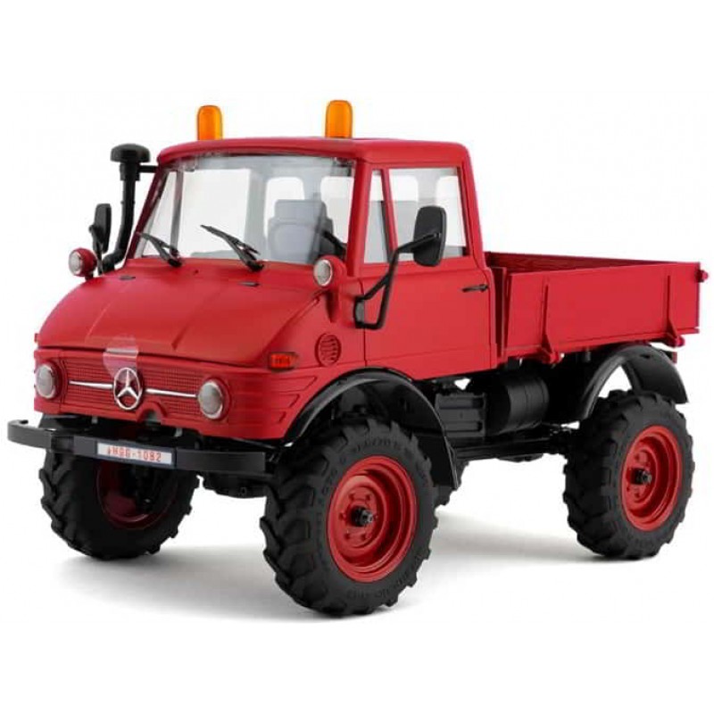 FMS FCX24 1/24 Unimog RTR Micro Rock Crawler Combo (Red)