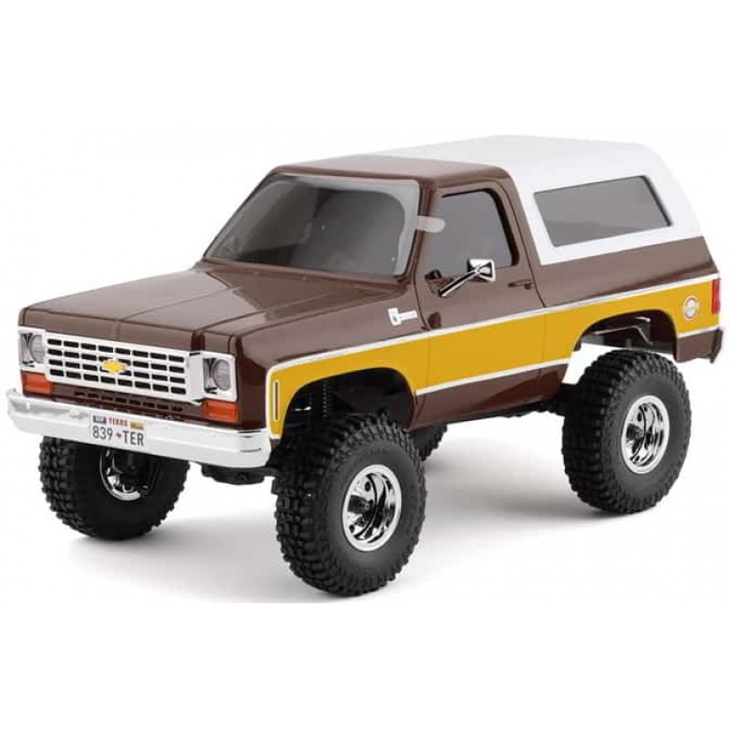 FMS FCX24 Chevrolet K5 Blazer 1/24 RTR Micro Rock Crawler Trail Truck (Brown)