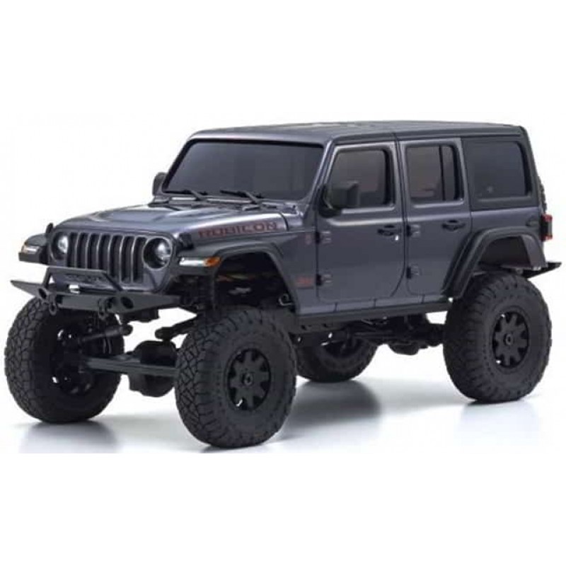 Kyosho Grey Mini-Z 4x4 Jeep Wrangler Rubicon KYO32521GM