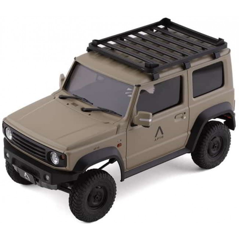 Kyosho MX-01 Mini-Z 4X4 Readyset w/APIO Jimny Sierra Body (Khaki) & 2.4GHz Radio