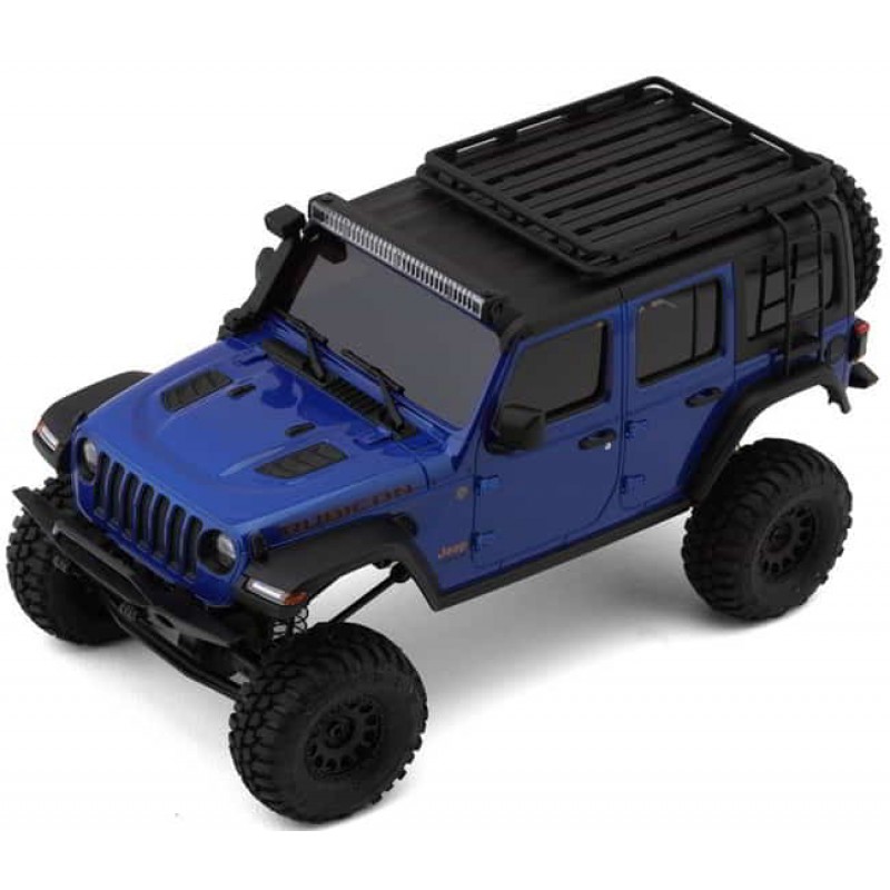 Kyosho MX-01 Mini-Z 4X4 Readyset w/Jeep Wrangler Rubicon Body (Blue Metallic) & 2.4GHz Radio