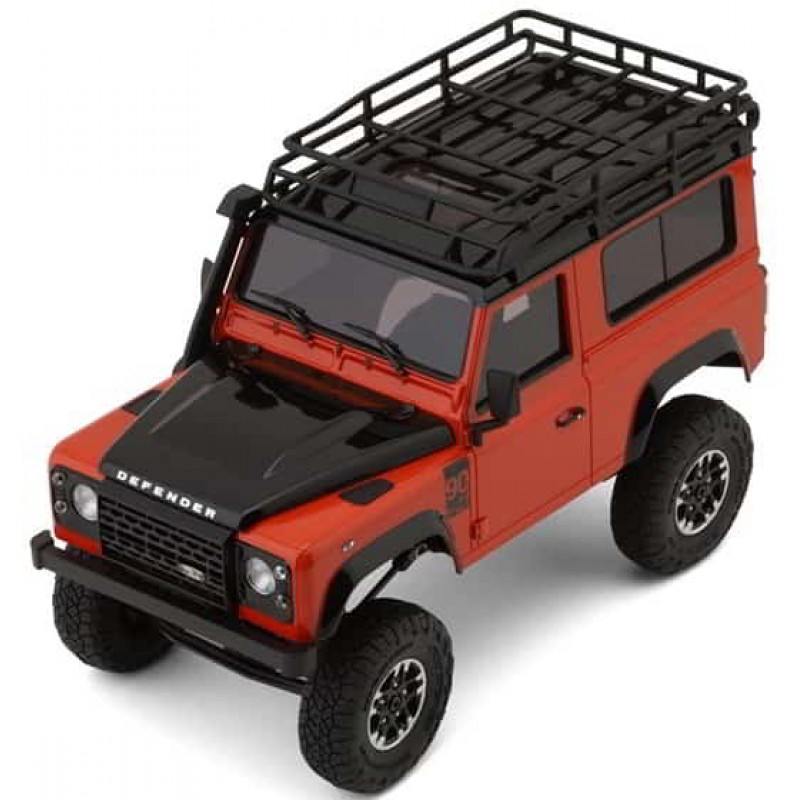 Kyosho MX-01 Mini-Z 4X4 Readyset w/Land Rover Defender 90 Adventure Body (Orange/Black) & 2.4GHz Radio