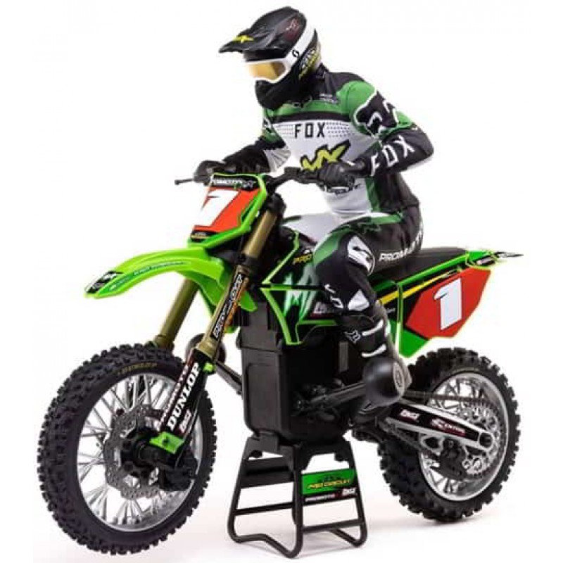 Losi Promoto-MX RTR 1/4 Brushless Dirt Bike (Pro-Circuit) w/2.4GHz DX3PM Radio, MS6X & Battery & Charger