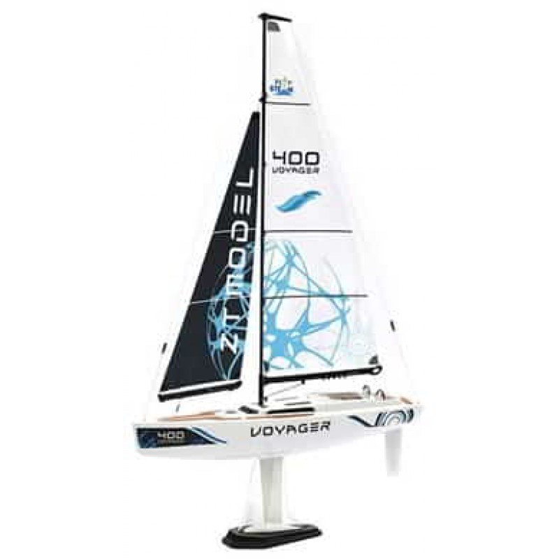 PlaySTEM Voyager 400 Sailboat w/2.4GHz Transmitter (Blue)