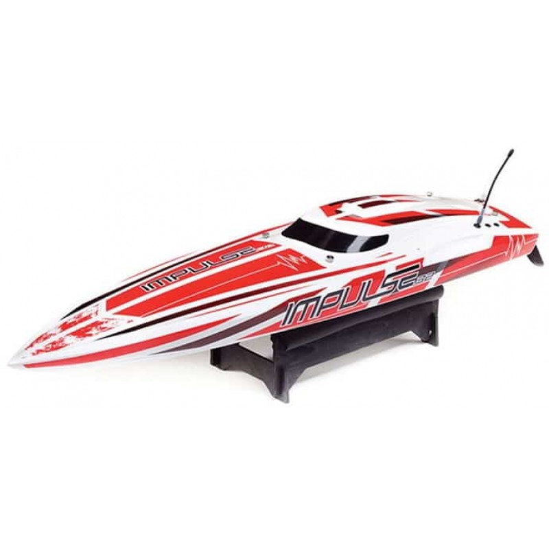 Pro Boat Impulse 32" Deep-V RTR Brushless Boat (White/Red) w/2.4GHz Radio & SMART