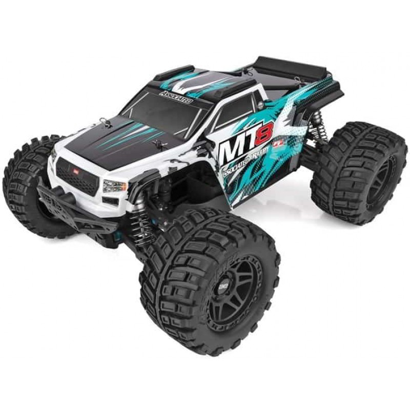 Team Associated RIVAL MT8 RTR 1/8 Brushless Monster Truck Combo (Teal) w/2.4GHz Radio & Battery & Charger