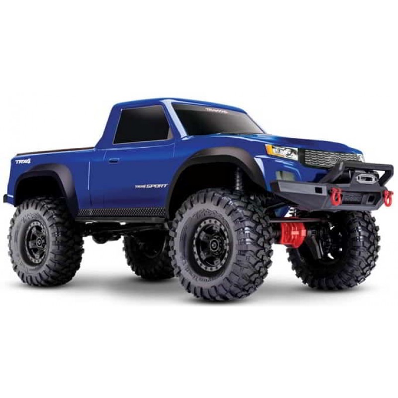 Traxxas TRX-4 Sport 1/10 Scale Trail Rock Crawler (Blue) w/XL-5 HV ESC & TQ 2.4GHz Radio