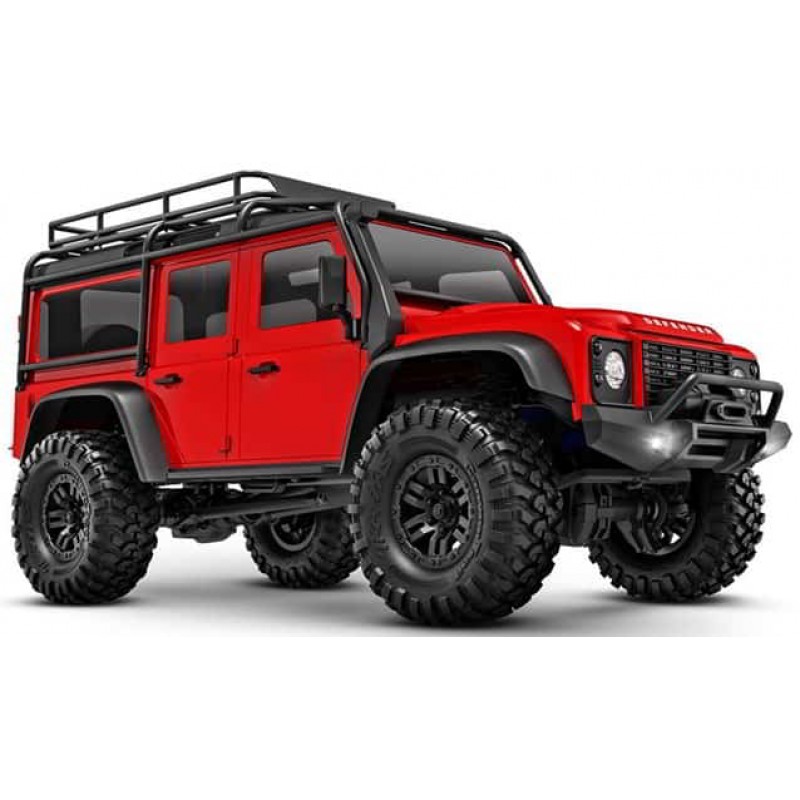 Traxxas TRX-4M 1/18 Electric Rock Crawler w/Land Rover Defender Body (Red) w/TQ 2.4GHz Radio