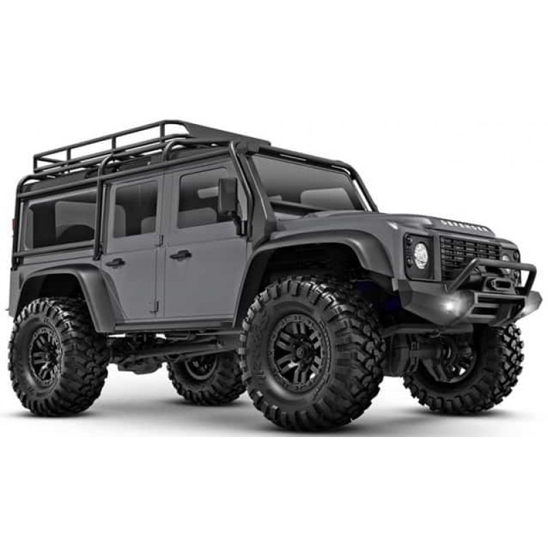 Traxxas TRX-4M 1/18 Electric Rock Crawler w/Land Rover Defender Body (Silver) w/TQ 2.4GHz Radio