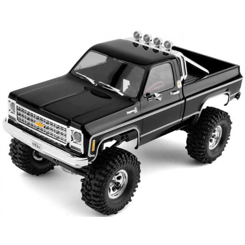 Traxxas TRX-4M 1/18 High Trail Edition Micro Rock Crawler w/Chevrolet K10 Body (Black) & TQ 2.4GHz Radio