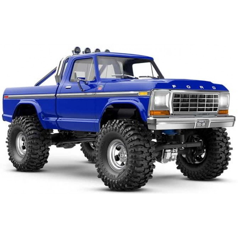 Traxxas TRX-4M 1/18 High Trail Edition Micro Rock Crawler w/Ford F-150 Body (Blue) & TQ 2.4GHz Radio