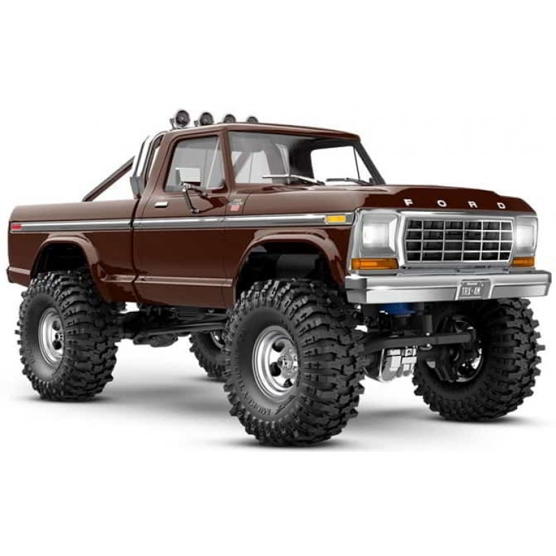 Traxxas TRX-4M 1/18 High Trail Edition Micro Rock Crawler w/Ford F-150 Body (Brown) & TQ 2.4GHz Radio