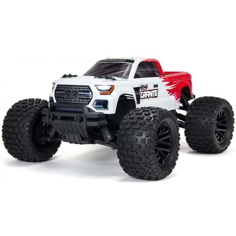 Arrma 1/10 GRANITE 4X4 V3 MEGA 550 Brushed Monster Truck RTR (Red)