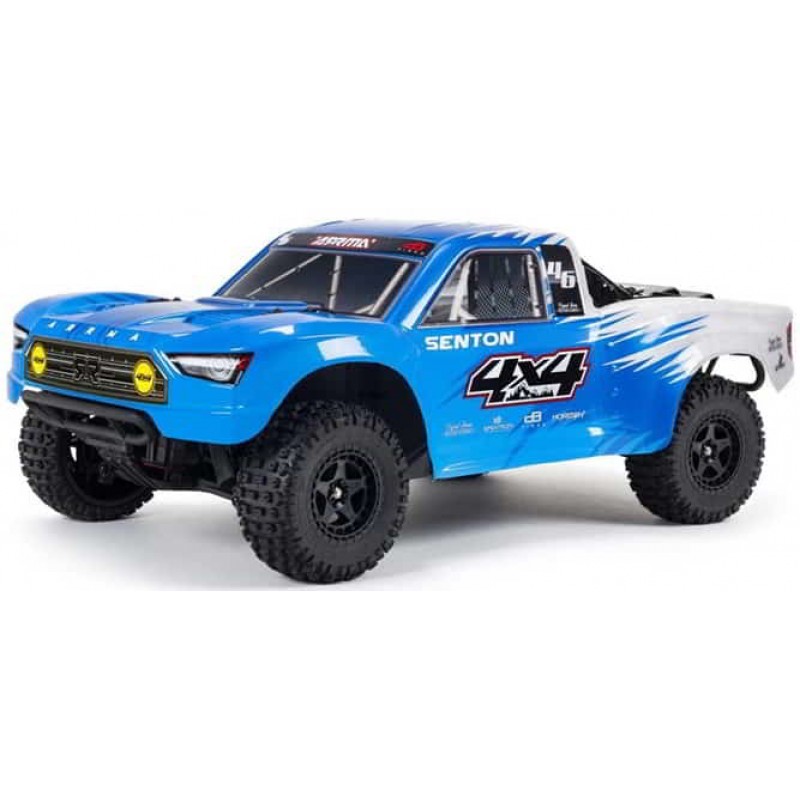 Arrma 1/10 SENTON 4X4 V3 MEGA 550 Brushed Short Course Truck RTR (Blue)