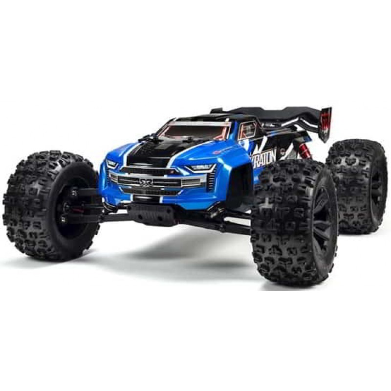 Arrma 1/8 KRATON 6S V5 4WD BLX Speed Red Monster Truck with Spektrum Firma RTR (Blue)