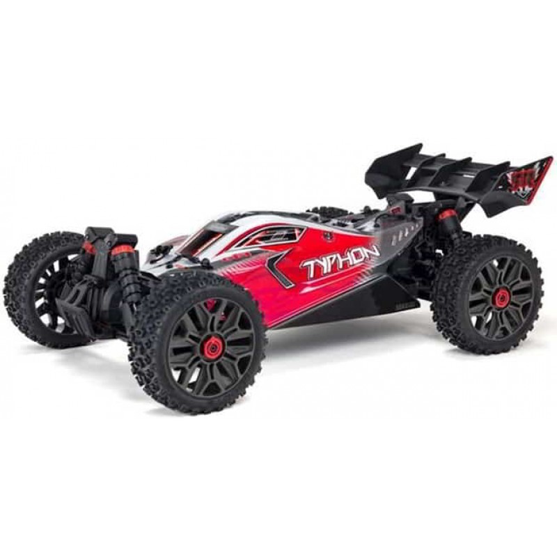 Arrma 1/8 TYPHON 4X4 V3 3S BLX Red Brushless Buggy RTR ARA4306V3