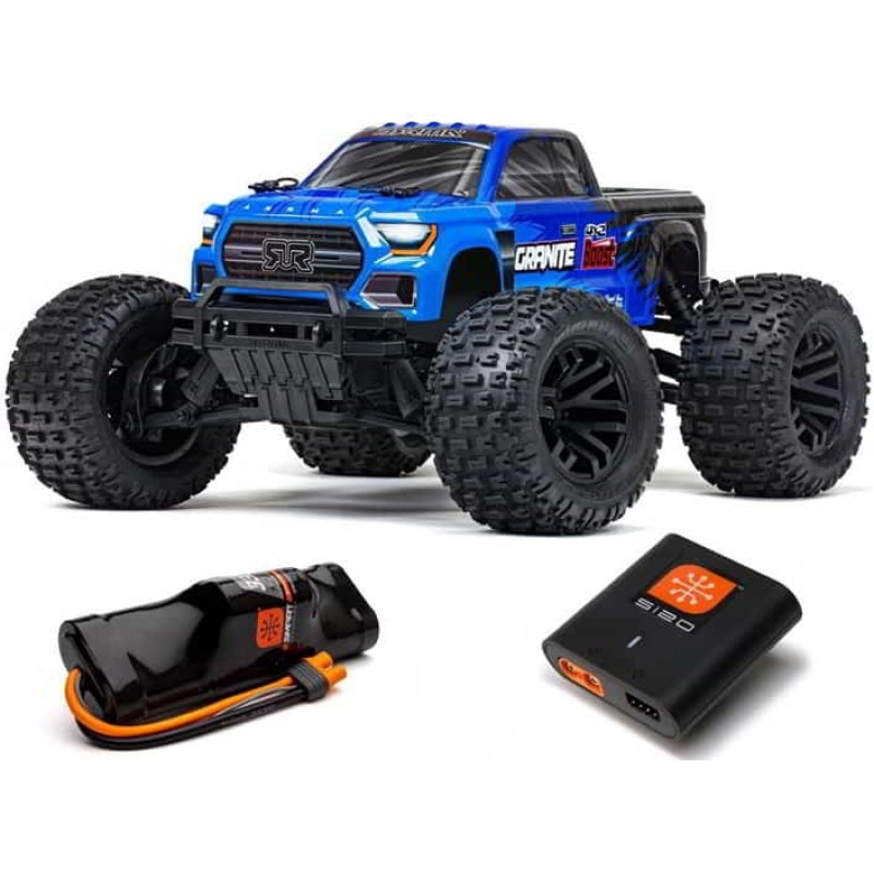 Arrma Granite 4X2 BOOST 1/10 Electric RTR Monster Truck (Blue) w/SLT2 2.4GHz Radio, Battery & Charger