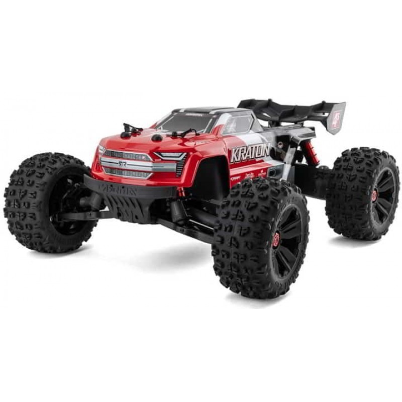 Arrma Kraton 4S V2 BLX RTR 1/10 4WD Brushless Monster Truck (Red) w/SLT3 2.4GHz Radio & Smart ESC