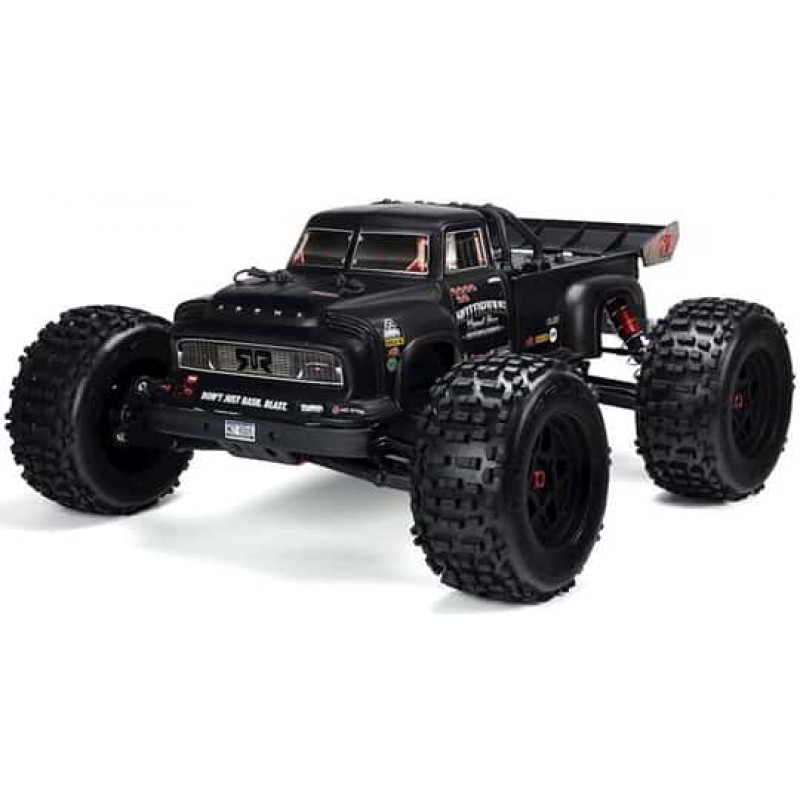 Arrma NOTORIOUS 6S V5 4WD 1/8 BLX Stunt Truck with Spektrum Firma RTR (Black)